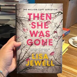 Then She Was Gone by Lisa Jewell - Pink & Yellow Cover